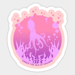 Under the sea of dreams Sticker